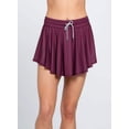 thumbnail image 4 of Lucky in Love womens  All That Shimmers Mini Skirt, m, Purple, 4 of 9