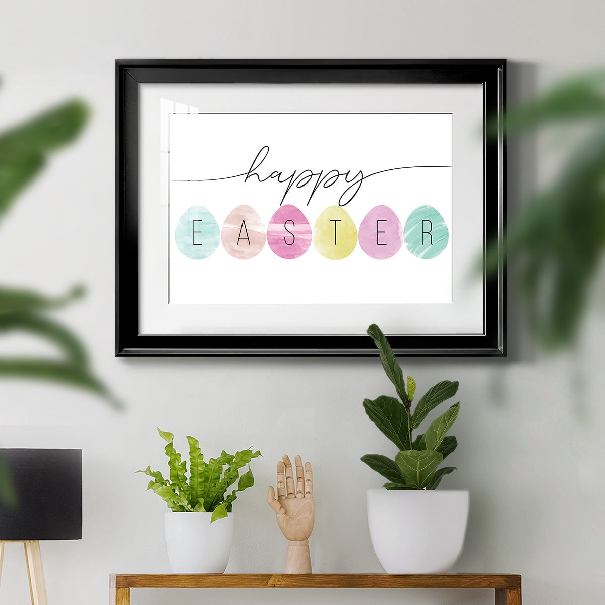 Happy Easter Premium Framed Print - Ready to Hang