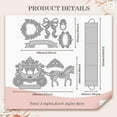 thumbnail image 2 of 1set Carbon Steel Cutting Dies Stencils for Scrapbooking Photo Album Decorative Embossing Paper Card Greeting Card Mold Carriage 42~104x166~227x0.8mm 3pcs/set, 2 of 8