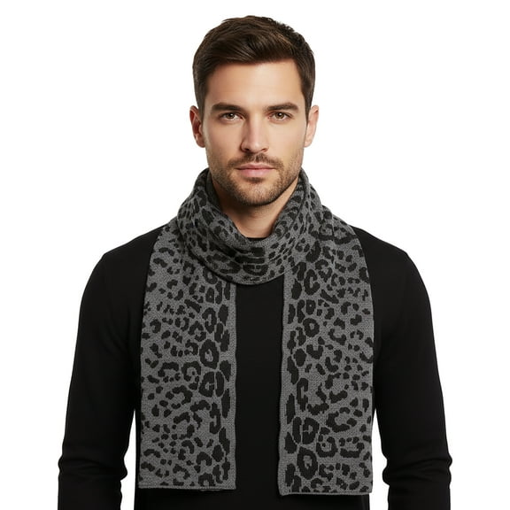 Roberto Cavalli grey Wool Scarf for mens