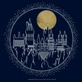 thumbnail image 2 of Mens Harry Potter Hogwarts Line Art Moonrise Long Sleeve Shirt, 2 of 4