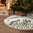 thumbnail image 5 of Rateoe Rice Harvest Pattern Christmas Tree Skirt with Ties , Christmas Tree Decorations, Farmhouse Christmas Decor Xmas Holiday Decorations-30", 5 of 6