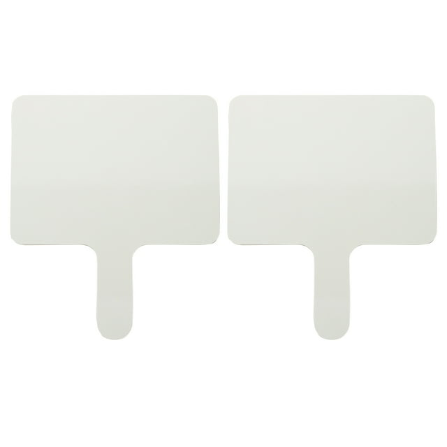 MasteelfCA 2 Pcs Planches d'Écriture Effaçables Double Face Planches Interactives de Jeu Portatif (Blanc)