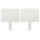 thumbnail image 1 of ColoMX Tableros blancos de mano de 2 piezas tablas de respuestas borrables para el aula (blanco), 1 of 8