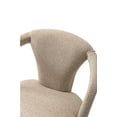 thumbnail image 5 of Manhattan Comfort Palmer Dining Armchair with Solid Wood Frame in Gold Dust, 5 of 11