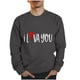 thumbnail image 1 of Sudaderas sin capucha para hombre, estilo casual, a la moda, con cuello redondo, estampado, de manga larga, blusas de manga larga y cuello redondo, blusas de poliéster para hombre, 1 of 3