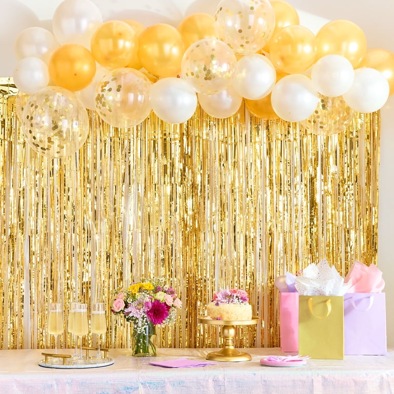 Way To Celebrate Gold & White Balloon Garland Kit, 36 Pieces photo 4