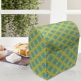 thumbnail image 3 of Victorian Stand Mixer Cover, Bicolored Modern Damask Design of Rococo Retro Effect Pattern, Kitchen Appliance Organizer Bag Cover with Pockets, 5 Quarts, Turquoise and Earth Yellow, by Ambesonne, 3 of 4