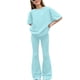 thumbnail image 2 of Camisas de Manga Larga de Niños Tamaño 12-14 Juventud Color Sólido Manga Corta Superior Y Pantalones Largos de Dos Piezas Conjunto de Niños de Vestir Casual, 2 of 6