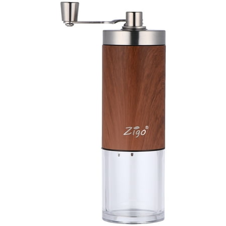 

NICEXMAS 1Pc Stainless Steel Detachable Coffee Bean Crusher (Light Brown Wood Grain)