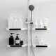 thumbnail image 1 of Punch-free Bathroom Rotating Storage Rack Wall-mounted Shampoo Holder Toilet Washstand Kitchen Bathroom Drain Rack OrganizerBlackUnited Kingdom He Qiyong unisex, 1 of 1