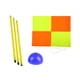thumbnail image 5 of Bandera de esquina de fútbol DYNWAVEMX postes de agilidad de fútbol 3 postes con base azul, 5 of 8