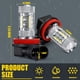thumbnail image 2 of Paquete de 2 bombillas LED antiniebla H11 H8, luz blanca brillante, lámparas DRL, luces de circulación diurna, alta potencia 3030 SMD, reemplazo para automóviles, camiones, SUV, 2 of 5
