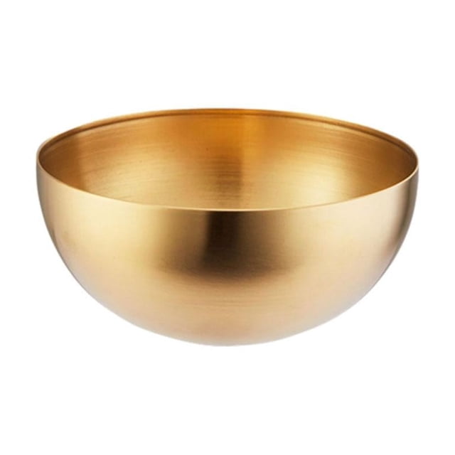 TQEHS Cuenco grande de acero inoxidable para ensalada, 15/20 cm, para servir aperitivos y frutas, para cocina, Q4J6