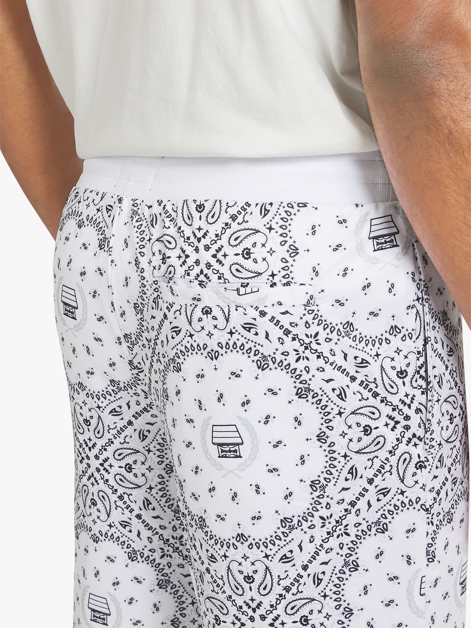 Dogg Supply by Snoop Dogg Big Men's Bandana Print Mesh Shorts, Sizes 4XL - 5XL