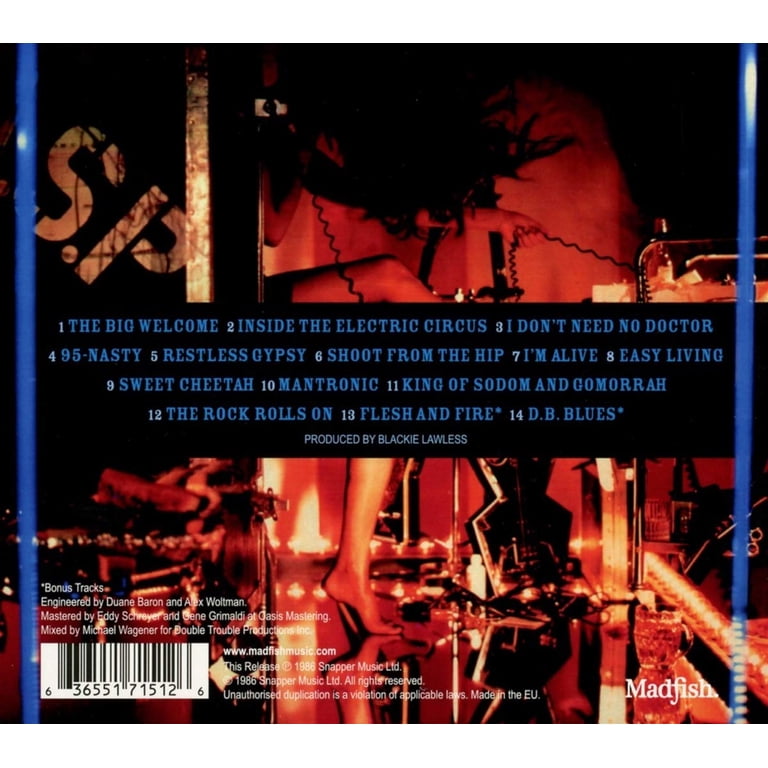 Wasp - Inside The Electric Circus - Music & Performance - CD