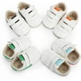 thumbnail image 5 of Baby Boys Girls Walking Shoes Hard Bottom Non Slip PU Leather Outdoor Sneaker Infant Carton Slipper Toddler First Walker Crib Shoes(3-18 Months), 5 of 6