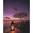 thumbnail image 4 of YAKii 14" Decorative Candle Lantern LED Flameless Candle Timer, Plastic LED Candle & Holder, Indoor & Outdoor Hanging Lights,Christmas Day Decoration Pack of 6 (Antique Copper Brushed), 4 of 12