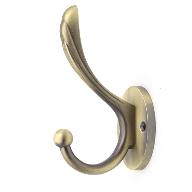 Gancho de tela Perchas Aleación de zinc Vintage Bolso montado en la pared Percha para sombrero Gancho doble Ropa Toalla Pantalones Percha Scienceny JJ18321-08