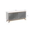 thumbnail image 3 of Aparador Bufetero Kappesberg 156cm 4 Puertas Blanco/Gris, 3 of 11