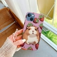 thumbnail image 3 of COMIO iPhone 15 Guinea Pig Strawberries Guinea Pig Lover Gift Case Case, 3 of 4