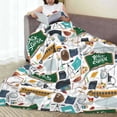 thumbnail image 6 of Pofeuu Back To School A Print Ultra-Soft Micro Fleece Blanket,for Bed Or Sofa,All Season Throw Blankets Flannel Blanket-80"x60", 6 of 7