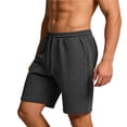 thumbnail image 5 of Lovzfmll Men's Summer Beach Casual Running Sports Shorts, 5-Inch Straight Leg Athletic Bermuda Shorts Black, 2XL, 5 of 9