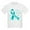 White, variant on CafePress - I Wear Teal Because I Love My Mom T Shirt - Light T-Shirt Kids XS-XL