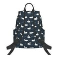 thumbnail image 2 of Naloa Cartoon Swan Print Lightweight DayBackpack Suitable for school, work, shopping, travel, etc., 2 of 5