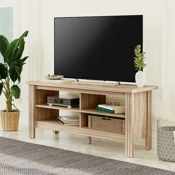 Farmhouse Tv Stand For 55 Flat Screen, 50 Inch Tv Console Table