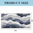 thumbnail image 3 of Navy Blue Ombre Fluorescent Light Covers, Modern Geometric Moire Abstract Art Magnetic Light Covers for Ceiling Lights, Fluorescent Ceiling Shade Filters for Classroom Bedroom Office 4x2Ft x 3PCS, 3 of 8