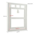 thumbnail image 4 of Puerta De Mascota, Aleta De Bloqueo Magnético De Puerta Para Perros Gato Para La Puerta De La Ventana De La Pantalla Con Exterior Interior Dos Piezas Fácil De Instalar, 4 of 7