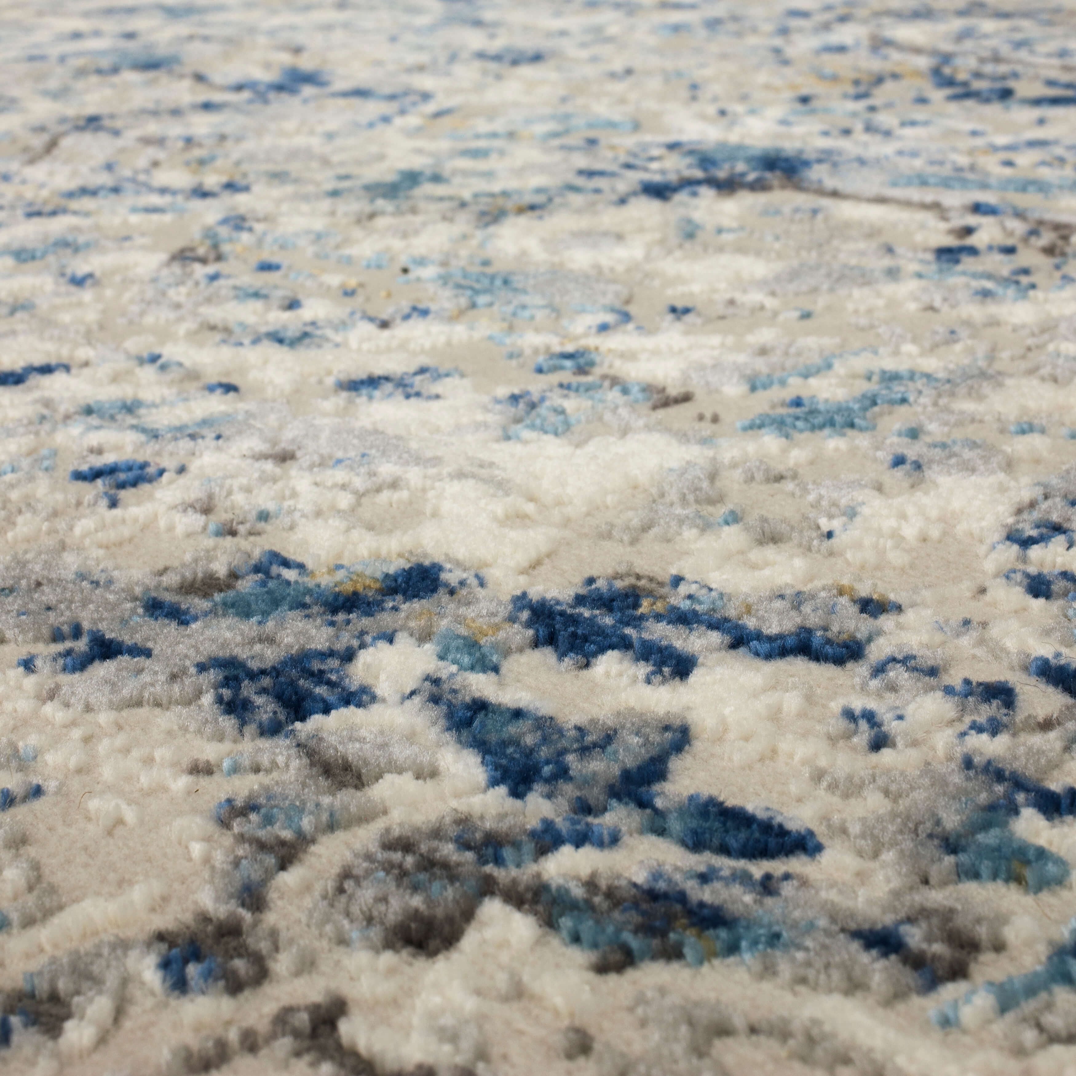 Mohawk Home Agatha Washable Low Pile Stain and Fade Resistant Indoor Runner Rug, Blue, 2' X 10'