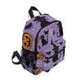 thumbnail image 2 of FORMRS School Backpack with Front Zippered Pocket 12" Student Travel Daypack, Halloween Cats, 2 of 6