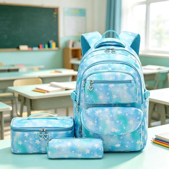 3 Pcs School Backpack for Teens Backpack For Water High Back With Backpack Ensemble Travel Bag