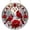 A4-red cardinal decor, variant on Cardinal Suncatcher Red Cardinal Decor Rose Pattern Acrylic Window Hanging Ornament Winter Bird Themed Sun Catcher for Bedroom Balcony Home Decor Bird Lover Holiday Present