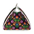 thumbnail image 3 of Kdxio Traditional Floral Polish Print Tissue Box Cover,Modern PU Leather Rectangular Tissue Box Holder for Bathroom Living Room Bedroom Office Desk Car Home, 3 of 9