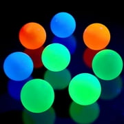 AURORA TRADE Glow in The Dark Ceiling Balls,8PACK Stress Balls for Adults and Kids,Glow Sticky Balls,Squishy Toys for Kids,Fidget Toys,Sensory Toys,Stress Toys,Gifts for Adults and Kids
