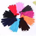 thumbnail image 3 of Guantes de pantalla táctil para mujer, tejidos de lana de invierno, cálidos, guantes duraderos para hombre, 3 of 4