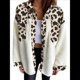 thumbnail image 1 of Chaqueta de Franela Abotonada de para Mujer, con Solapa Afelpada, Larga, Blusa A Cuadros, Otoño Color de Vaca XL, 1 of 6