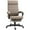 Brwon, variante sur Vinsetto Chaise de bureau à haut dossier, chaise de bureau en lin, chaise pivotante et inclinable avec hauteur réglable, repose-pieds et accoudoir rembourré, marron.