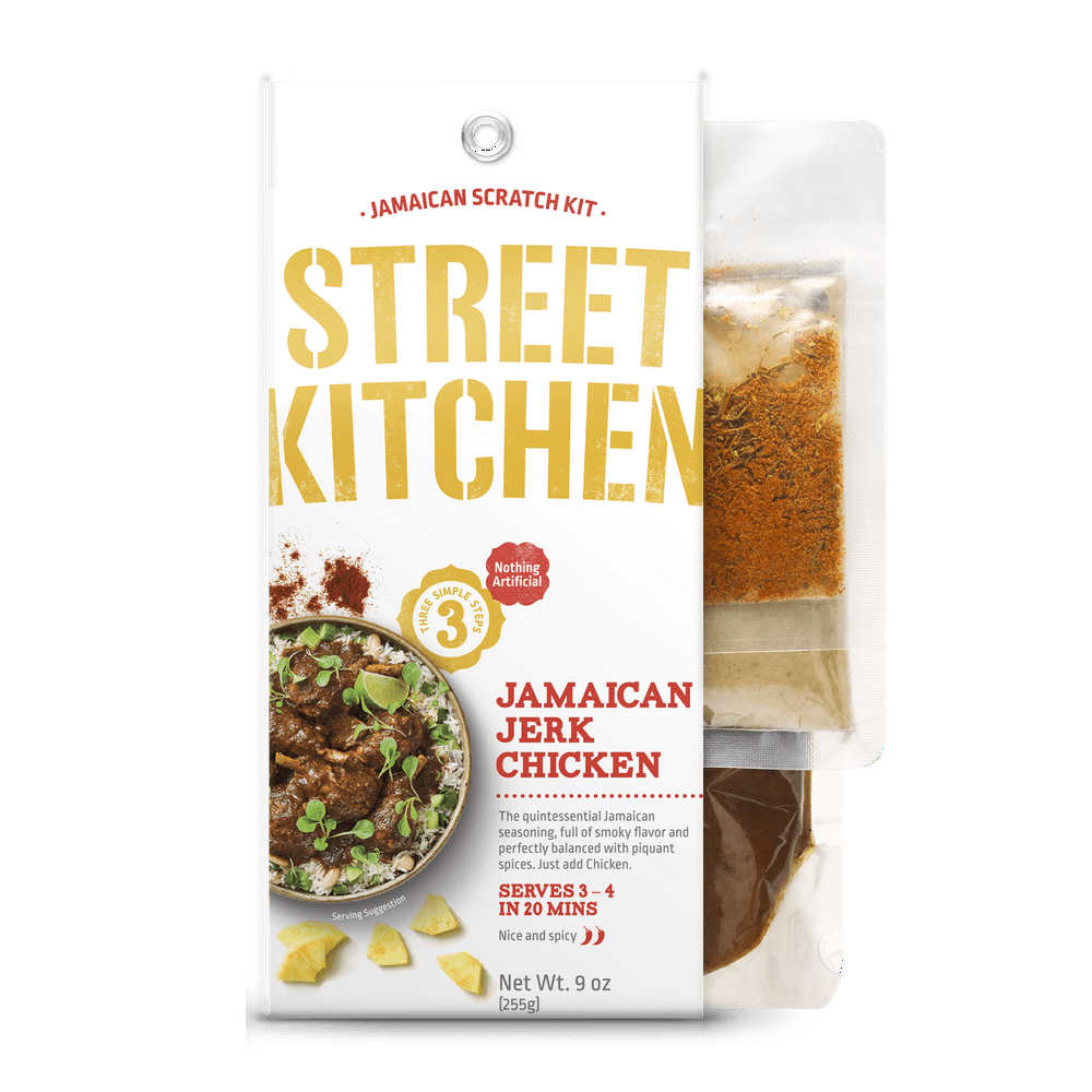 Street Kitchen Jamaican Jerk Chicken Jamaican Scratch Kit, 9 oz