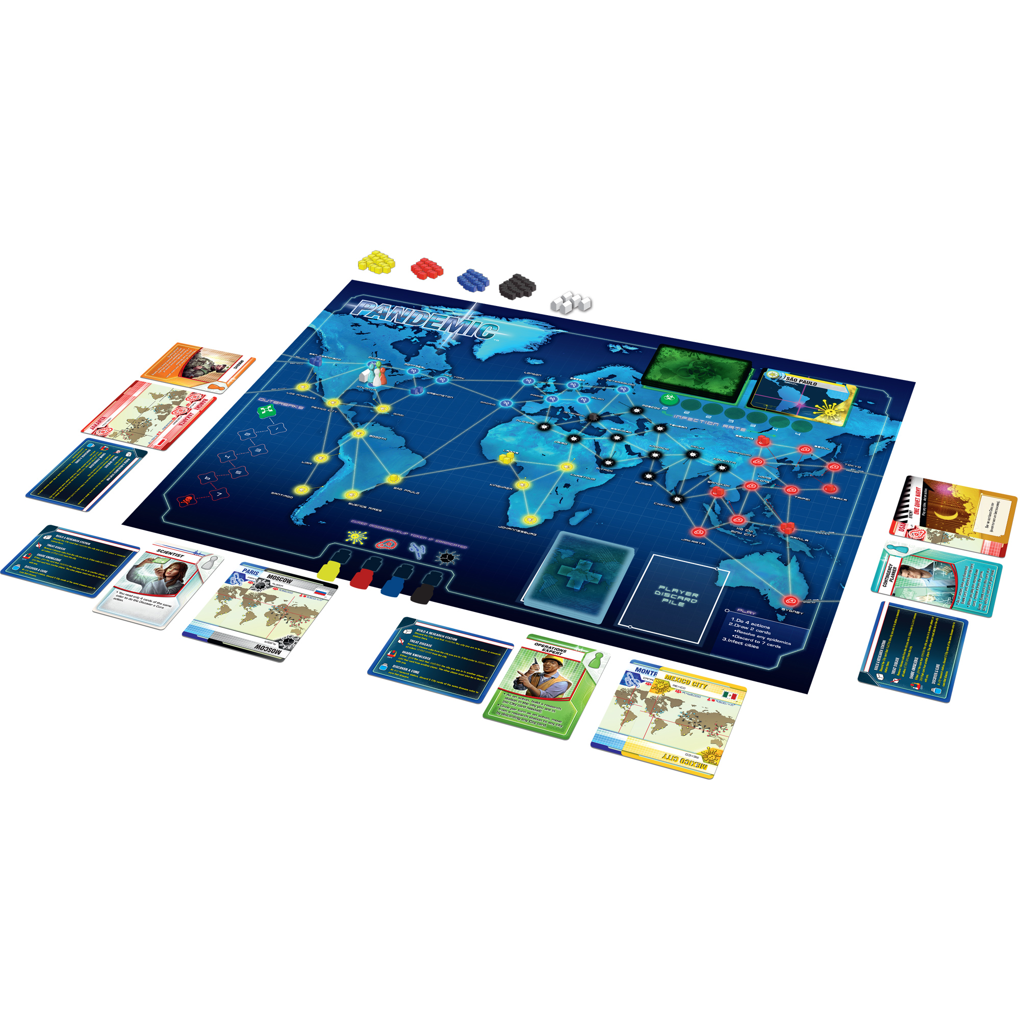 Pandemic Cooperative Board Game - image 8 of 8