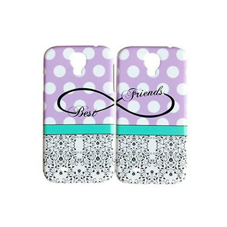 Purple Polka Dot Best Friends Phone Case for the Samsung Galaxy S6 by iCandy
