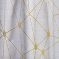 thumbnail image 4 of Designart 'Golden Lines Grid I' Mid-Century Modern Curtain Panel, 4 of 5