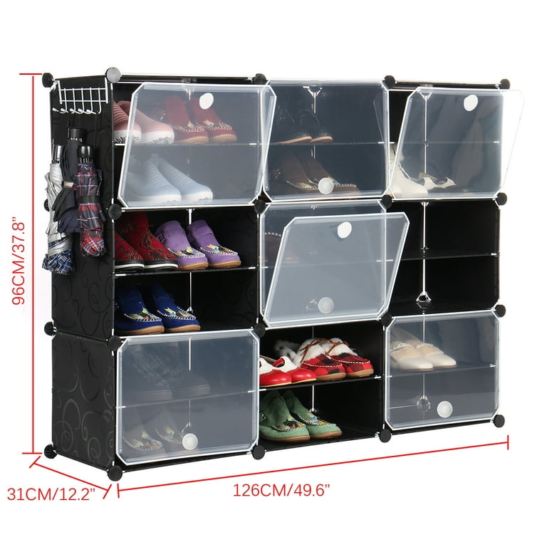 6 Layers Dust Rransparent Shoe Cabinets Modern Simple Style Shoe