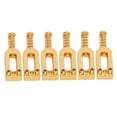 thumbnail image 3 of Selles de Pont Trémolo Guitare, 6 Pcs Selle de Pont Électrique en Forme de U Remplacement de Pont Design Surélevé, 3 of 8