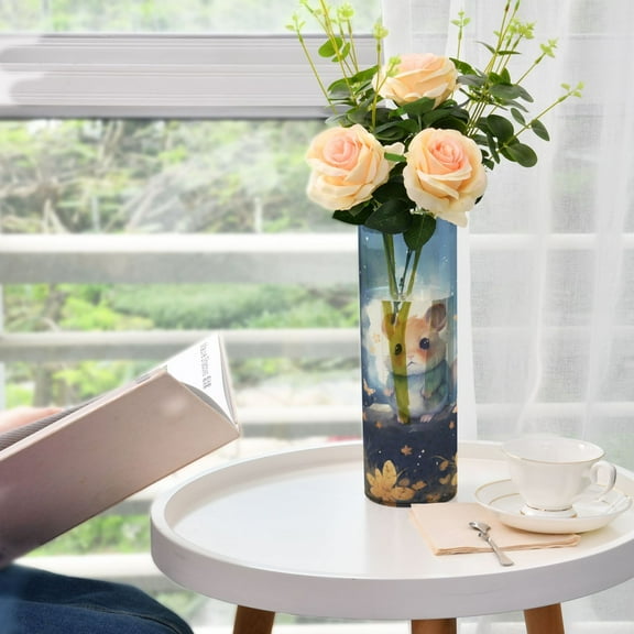 Rat Mouse Flowers Sky Vases for Flowers Modern Decorative Vase Home Decor for Bedroom Kitchen Living Room Centerpieces