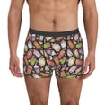 thumbnail image 4 of Wukai Milk Tea Print Men’s Underwear Breathable Boxer Briefs,&nbsp;Moisture Wicking & Breathable-, 4 of 7