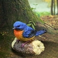 thumbnail image 4 of Estatua de pájaro en miniatura Sunnimix de resina, 4 of 8